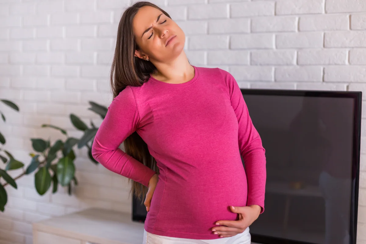 anterior placenta back pain