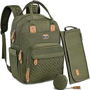 Dikaslon Diaper-Bag Backpack, Multipurpose and Stroller Straps