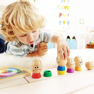 Eggspressions Wooden Emotion learning toy