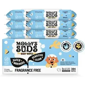 Molly's Suds Sensitive Clean Baby Wipes