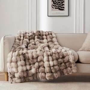 Ultra-Plush Faux Fur Snuggle Blanket